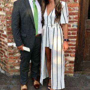 Romper overlay dress